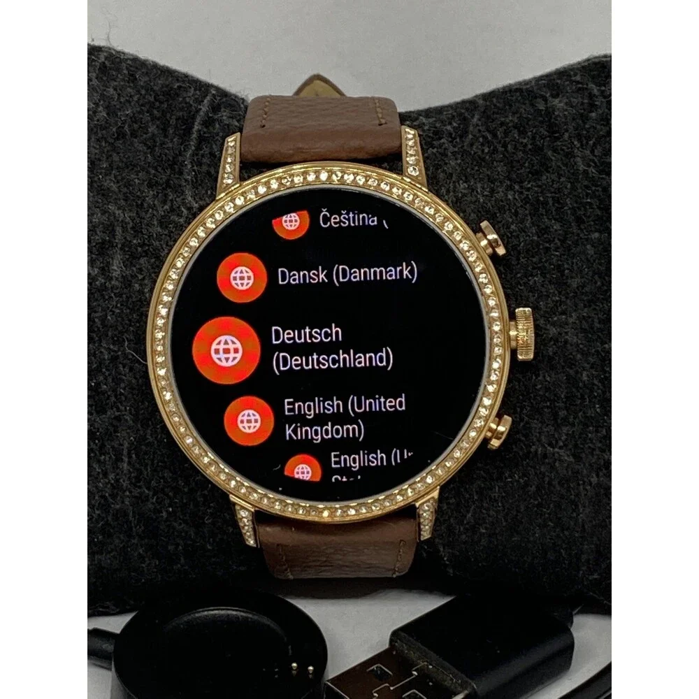 Fossil Gen 4 Authentic Digital Dial Smart Watch Custom Band FTW6015 LT292